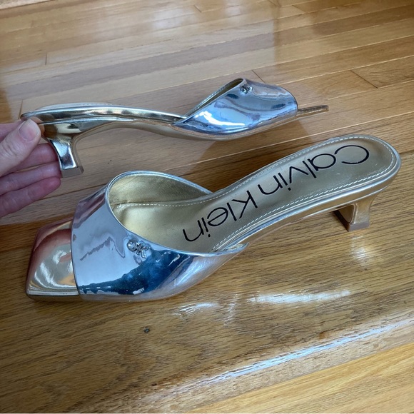 Calvin Klein Fabian Sandals Metallic 6M - Picture 5 of 5
